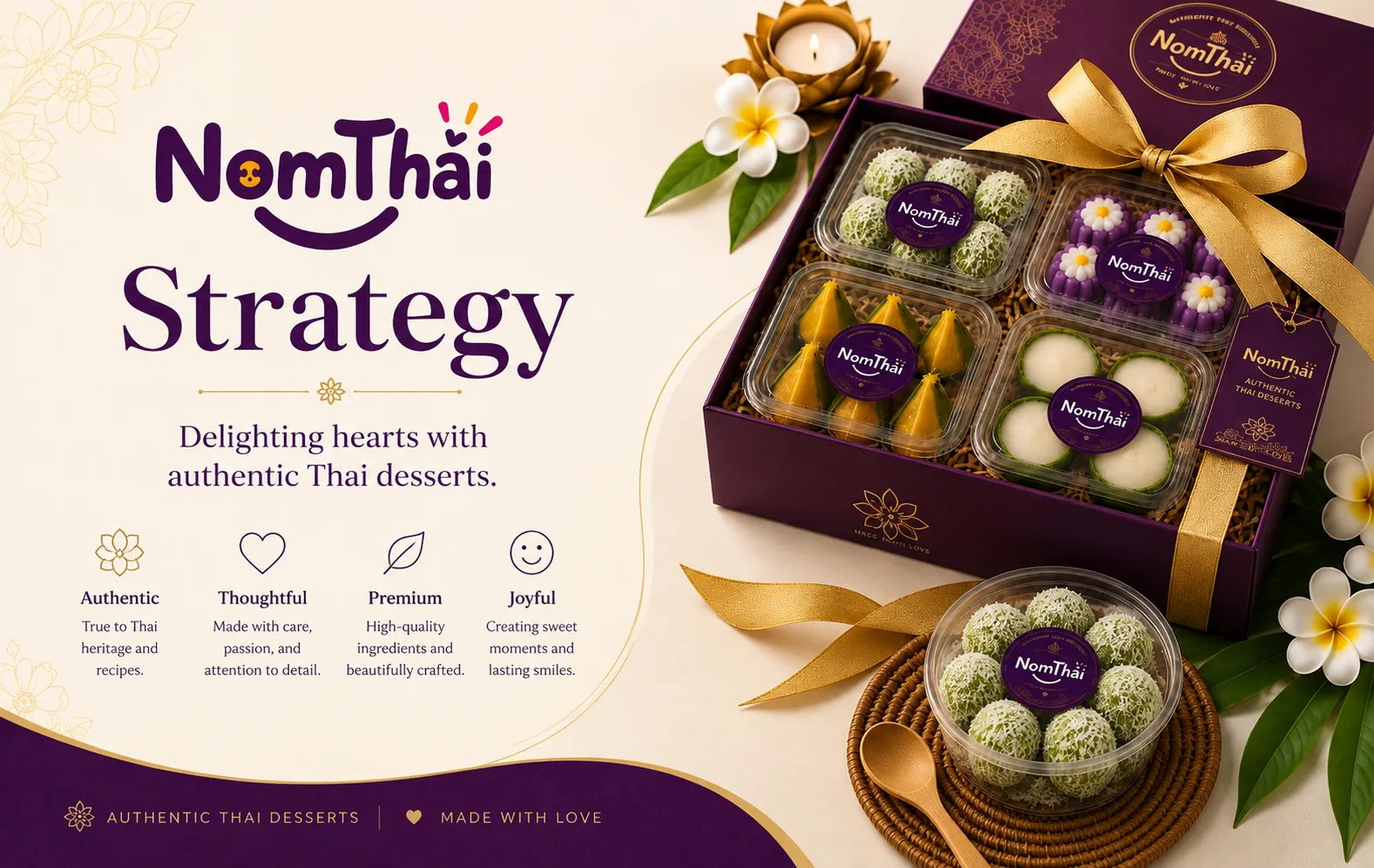 NomThai &mdash; Business, brand and social-first go-to-market strategy for a fresh-made Thai dessert brand